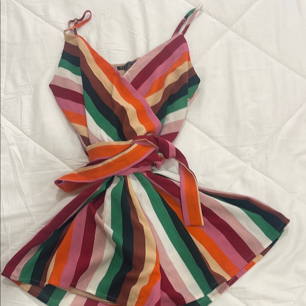 4 for $20 — Colorful Striped Romper
